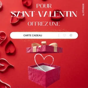 Carte cadeau Bijoux Saint Valentin 2025