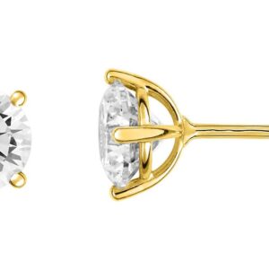 Boucles d'oreilles Clous Or 18k Diamant 2ct G VS