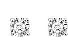 Boucles d'oreilles Clous Or Blanc Diamant GH P2