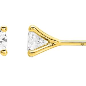 Boucles d'oreilles Clous Or 18k Diamant 0.8ct GH SI