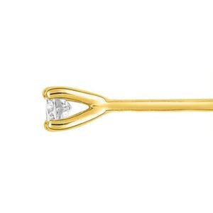 Boucles d'oreilles Clous Or 18k Diamant 0.1ct H SI