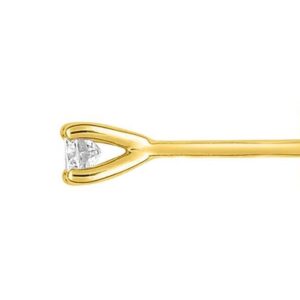 Boucles d'oreilles Clous Or 18k Diamant 0.1ct H P1