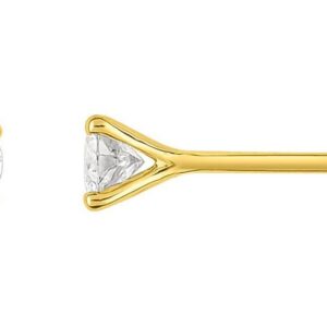 Boucles d'oreilles Clous Or 18k Diamant 0.3ct H P1